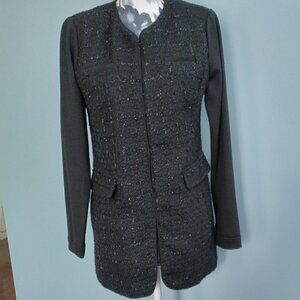 Jessica Tweed Boucle Metallic Jacket , new size 4